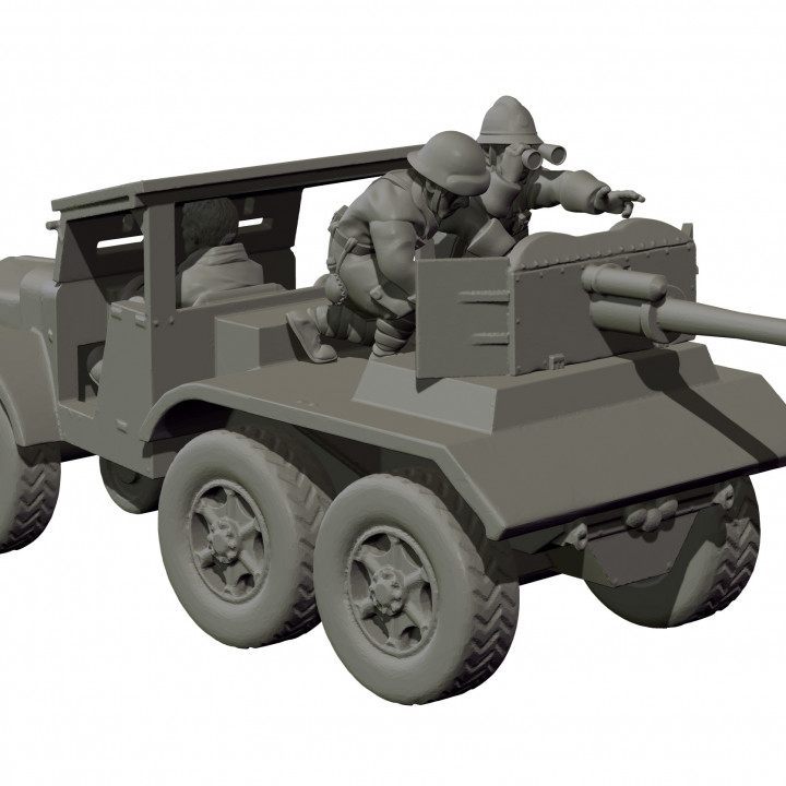 Laffly with 47mm gun - French army WW2 - 28mm for wargame image