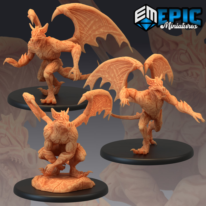 Gargoyle Set / Stone Monster Collection