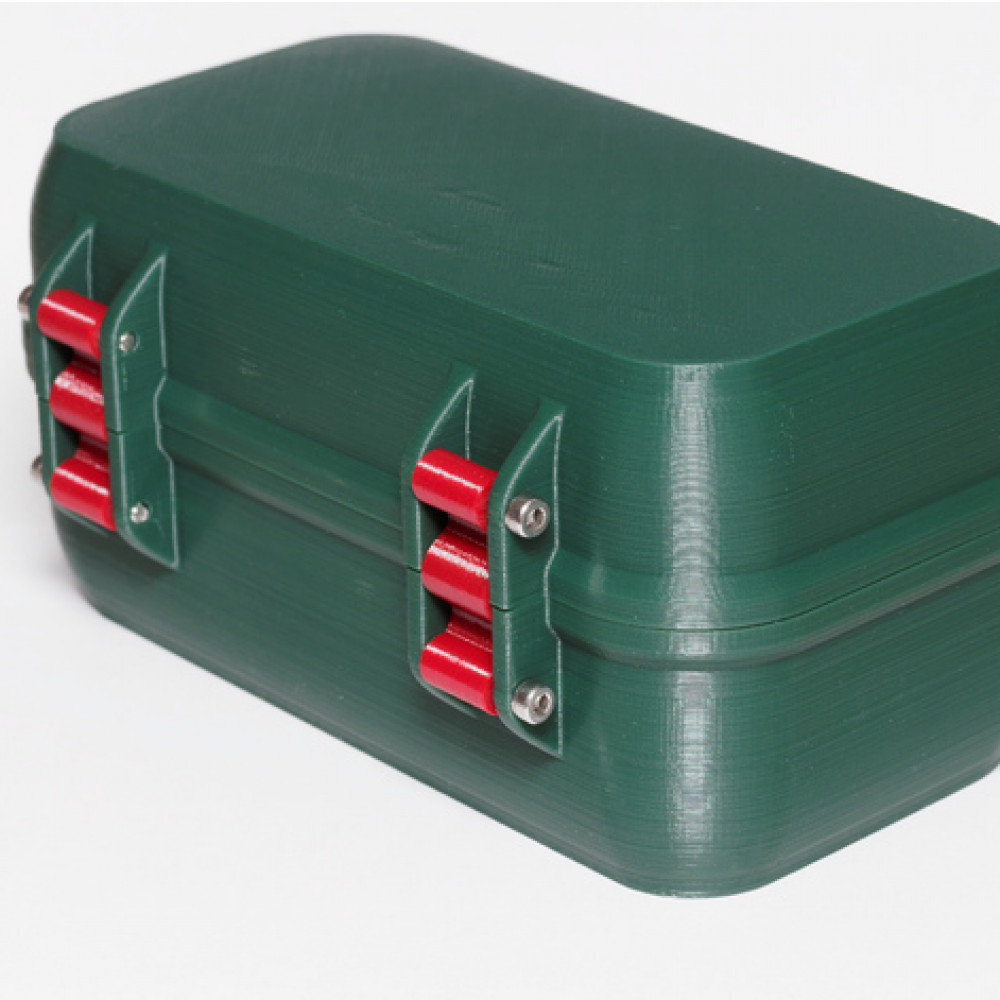 3D Printable zx82net Customizable Rugged Waterproof Box by Luke Pi