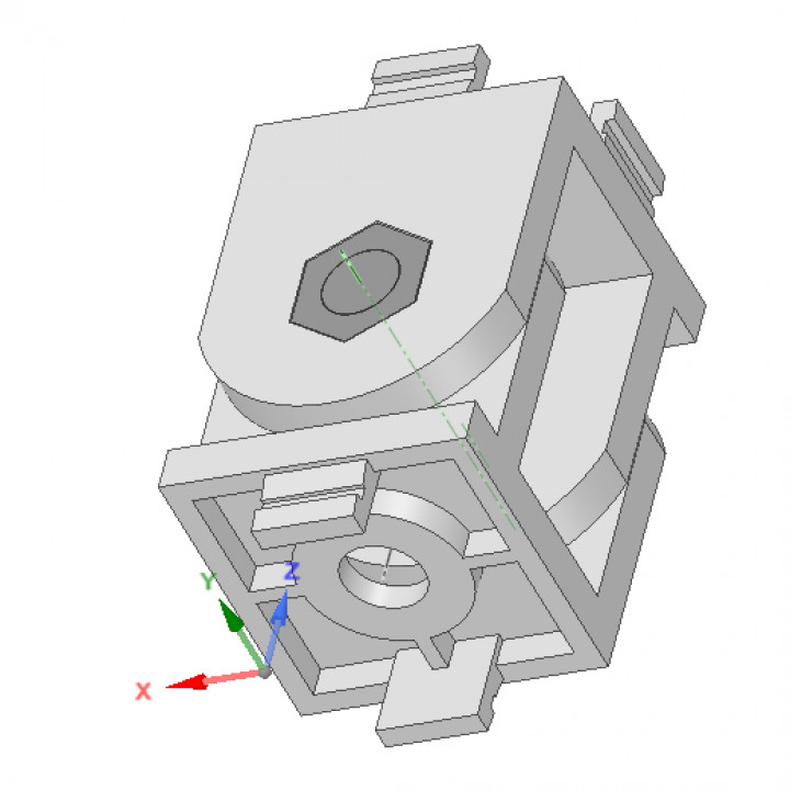 Flexible Hinge Pivot Joint Connector For V-Slot Profile 2020