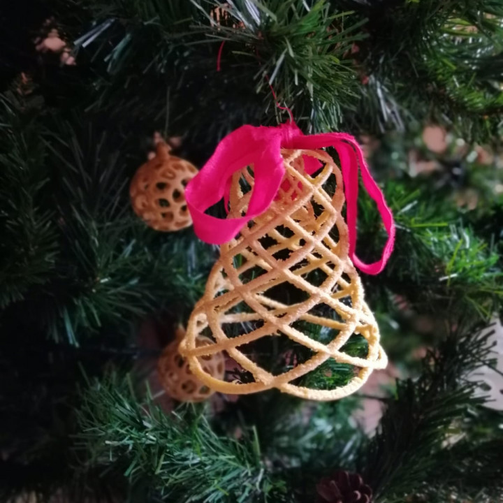 Bell for christmas tree,  inspired by the tree of life EXPO 2016 image