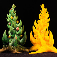 Picture of print of Tabletop plant: "Orkish Xmas-Tree" (Alien Vegetation 29)