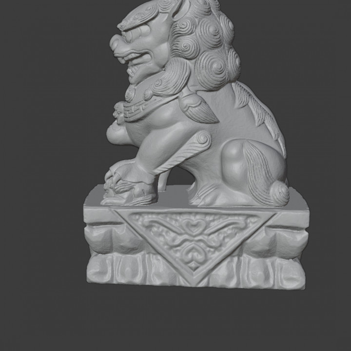 stonelion model stone lion statue Auspicious animal image