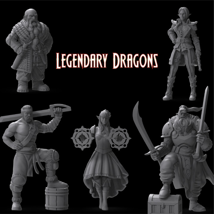 Legendary Dragons Hunting Crew's Cover
