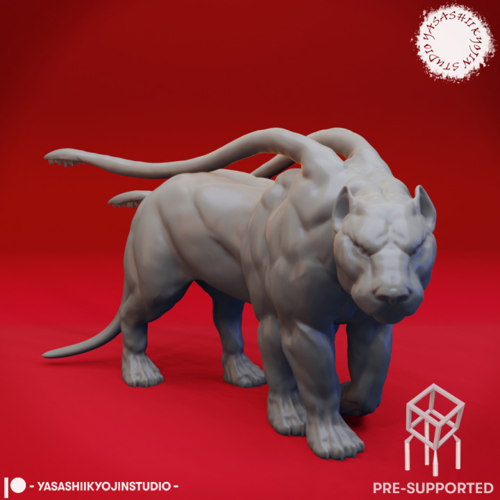 Displacer Beast - Tabletop Miniature (Pre-Supported) image