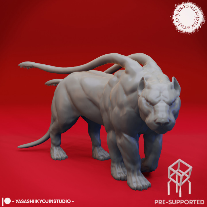 Displacer Beast - Tabletop Miniature (Pre-Supported)