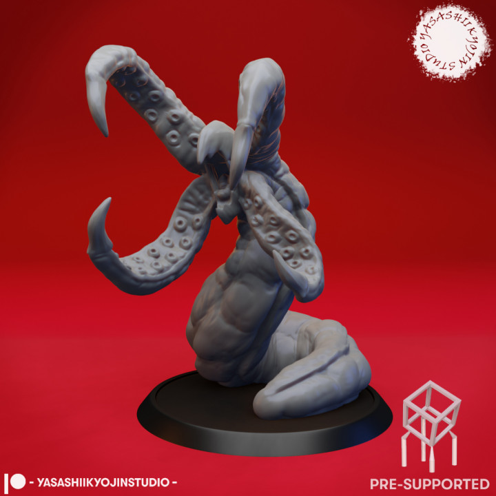 Grick - Tabletop Miniature (Pre-Supported) image