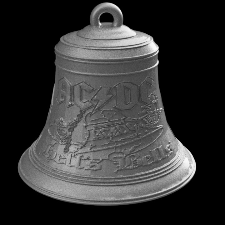 3D Printable HELL BELL ACDC by anthony