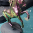Rearing Unicorn print image