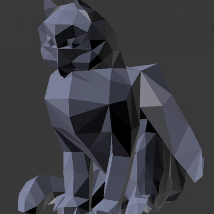 Owl Griffin Low Poly image