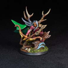 Picture of print of Feralia the Stag - Sylvan Knights Hero