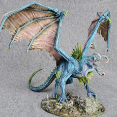 Picture of print of Mind Eater Dragon - Presupported
