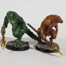 Picture of print of Lizardfolk - Tabletop Miniature (Pre-Supported)