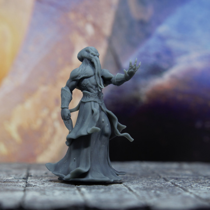 Cthulid - Tabletop MIniature (Pre-Supported) image