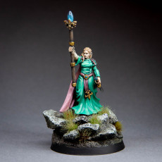 Picture of print of Damsel of the Lady - Highlands Miniatures