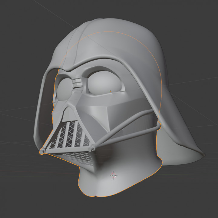 3D Printable DARTH VADER Helmet and face mask by Juan De La Fuente