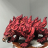 Fire Bear - Elemental Creature - PRE SUPPORTED - D&D - 32mm scale print image