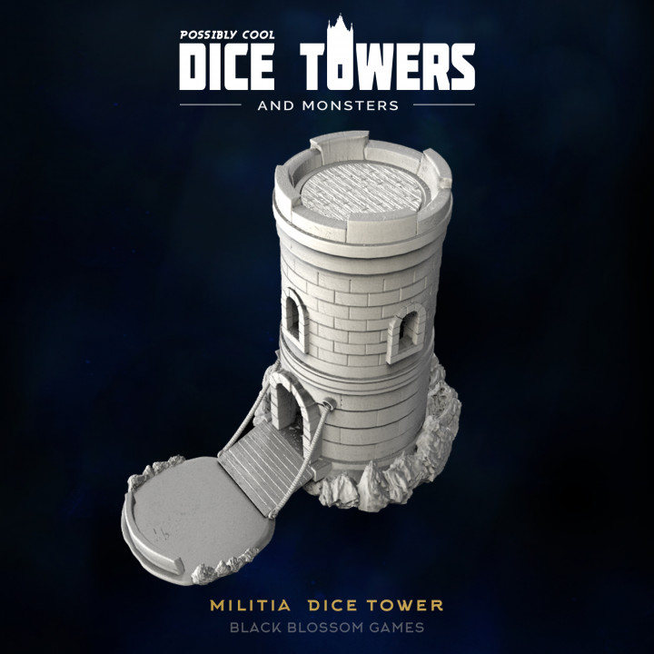 C05 Militia :: Possibly Cool Dice Tower image