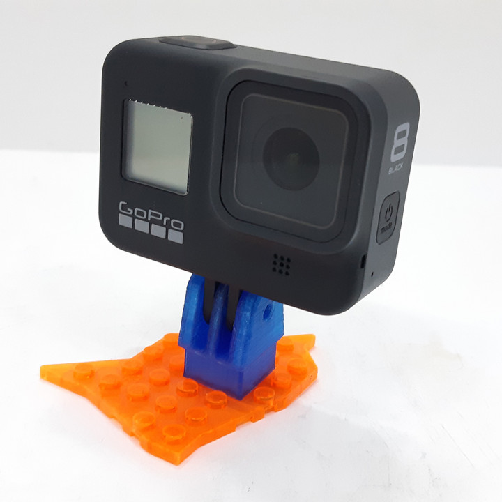 Lego to GoPro 2x2 L Brick Mounting Adapter image