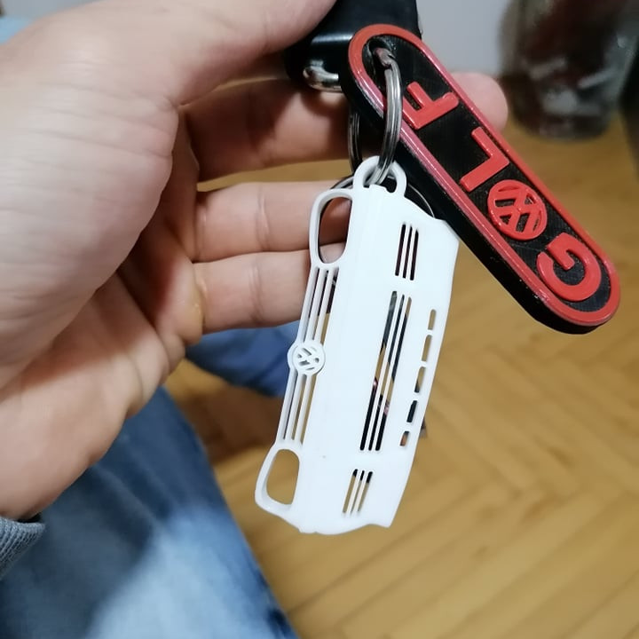 VW golf 4 front bumper keychain image