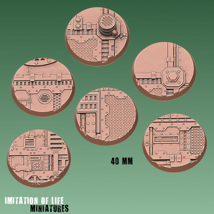 Industrial Bases ( 20-170mm round, solid and hollow variants, presupported) image