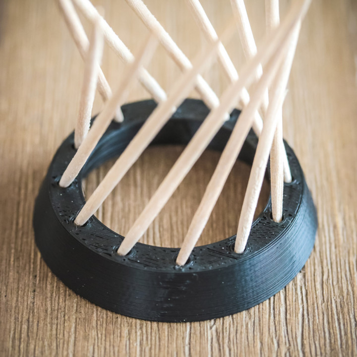 Parametric Toothpick Stand - Hyperboloid image