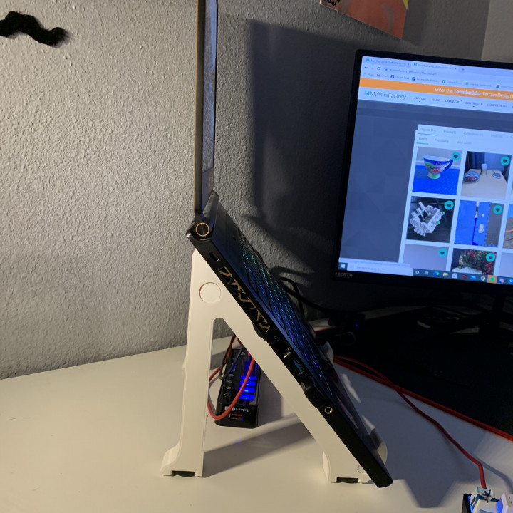 Laptop Stand for Multi-Monitor Setup image