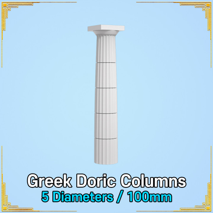 the Greek Doric Order Columns image