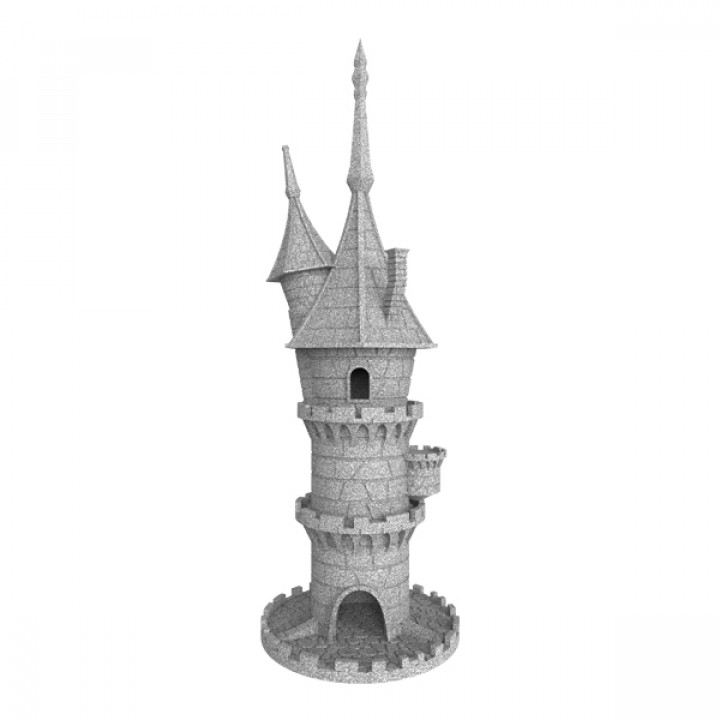Tower of Castle(Design by Creality Cloud) image