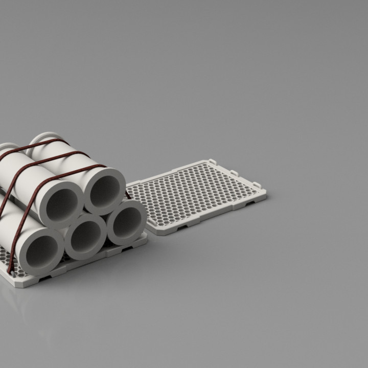 3D Printable Modular Pipe System Bundle by Fr3D @ The3DPrinting