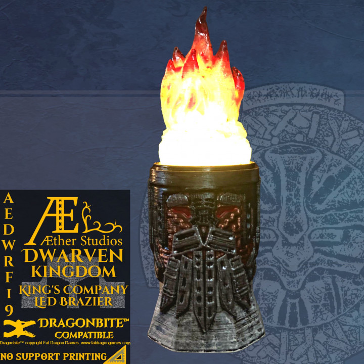 AEDWRF19 - King's Company LED Brazier image