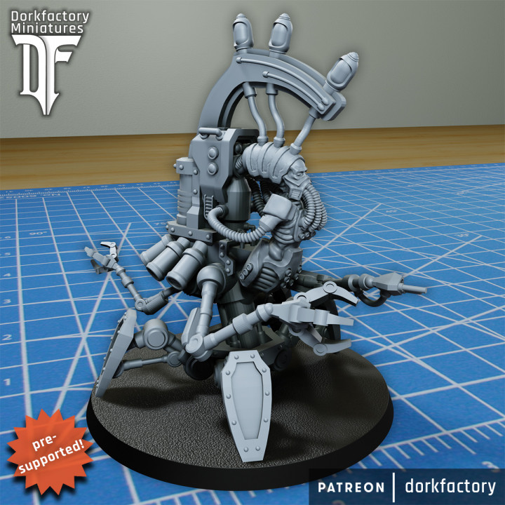 3D Printable Void Navigator martian god machine priest of dark mech