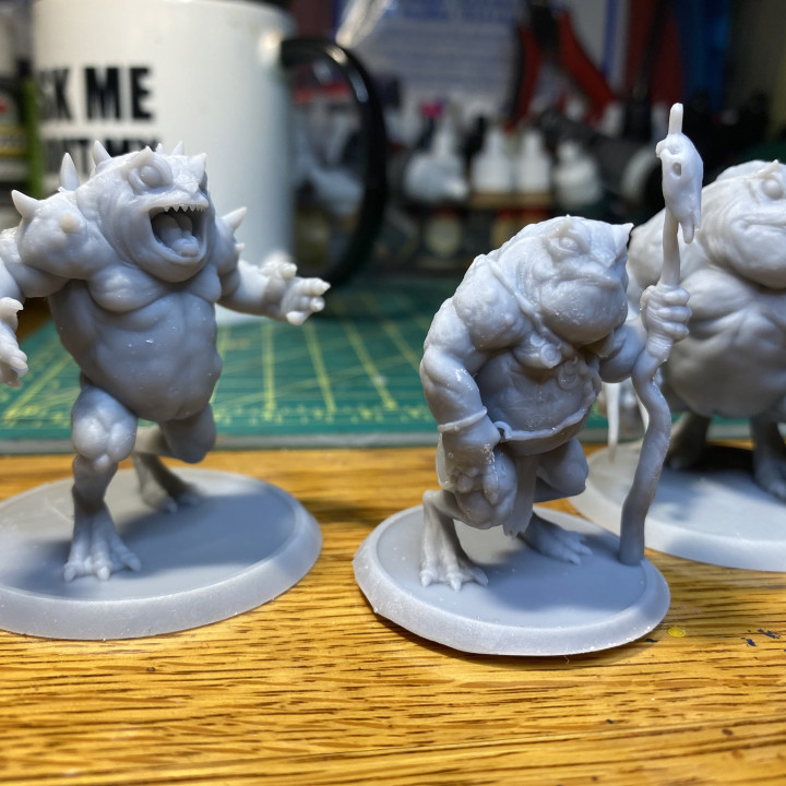 Slaad (Blue)  - Tabletop Miniature (Pre-Supported) image