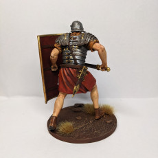 Picture of print of Figure - Roman Praetorian Guard 1st-2nd C. A.D. in action