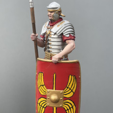 Picture of print of Figure - Roman Praetorian Guard 1st-2nd C. A.D. on duty!