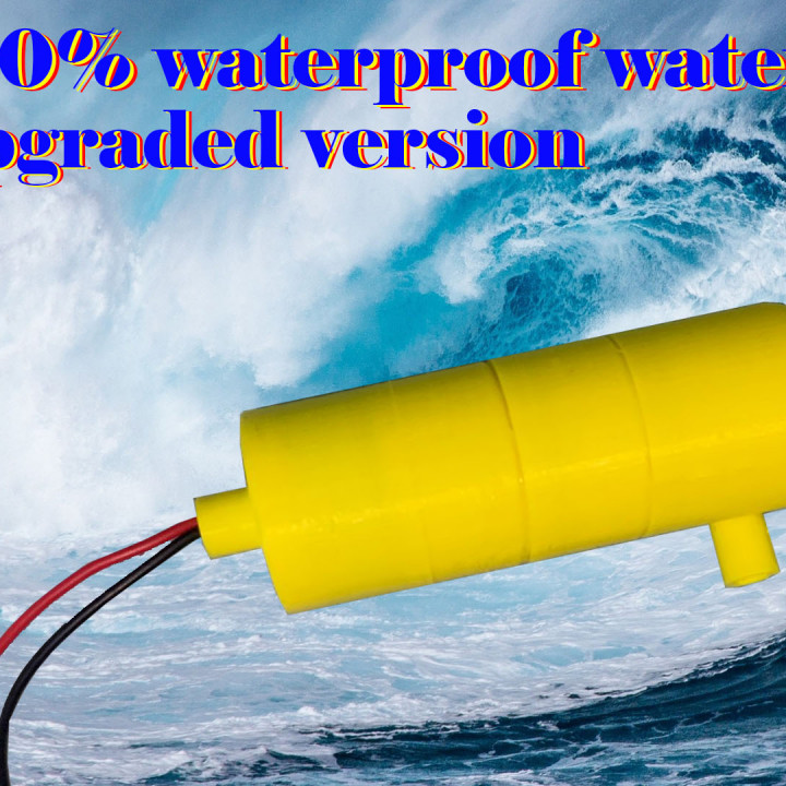 Waterproof water pump image