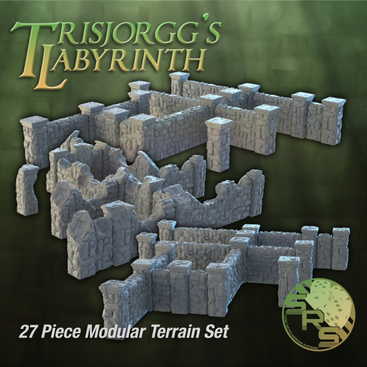Stone Walls Modular Terrain Complete Set image