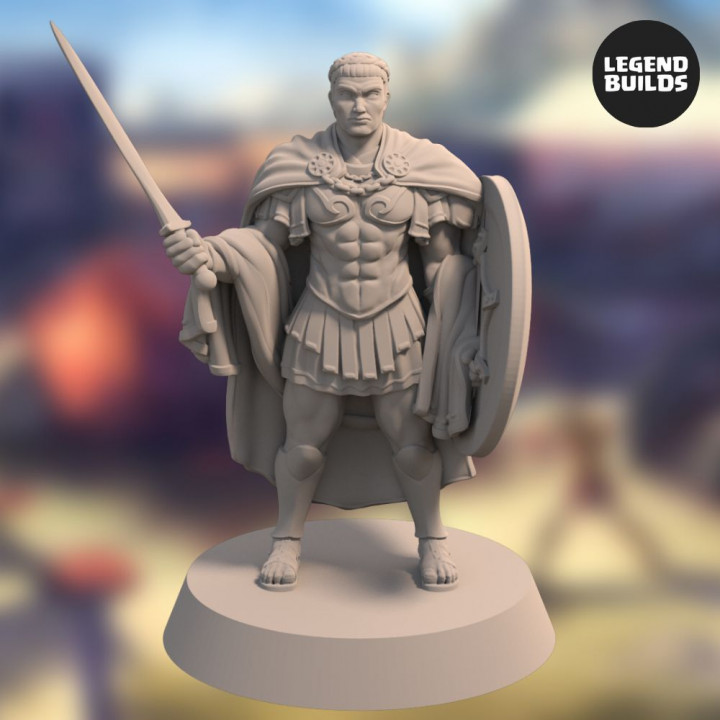 Graius "The Golden" - 3D printable miniature – STL file image