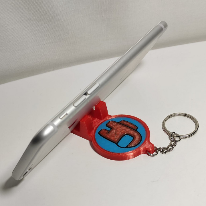10 DISCS FOR THE SMARTPHONE SUPPORT KEYCHAIN image