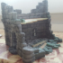 Ruined Town - Set of scenery - Free building print image