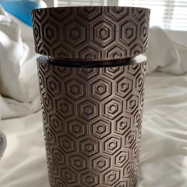 Textured Cylinder Box image