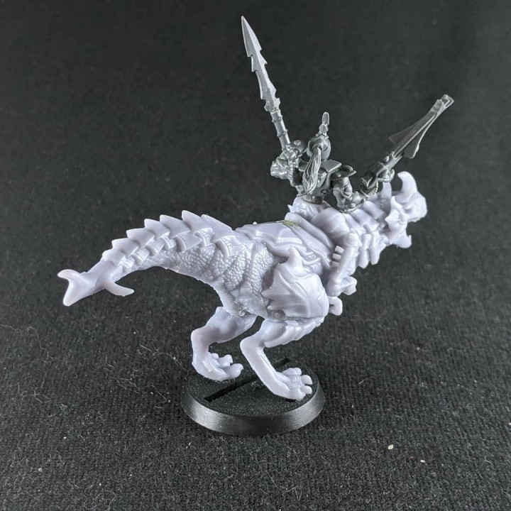 3D Printable Redneck Space Elf Dinosaur Mounts by II GARGOYLES STVDIO