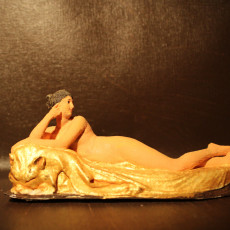 Picture of print of Reclining Naiad