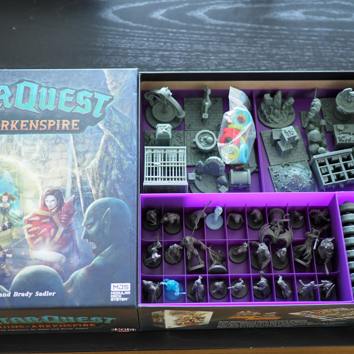 Altar Quest board game insert image