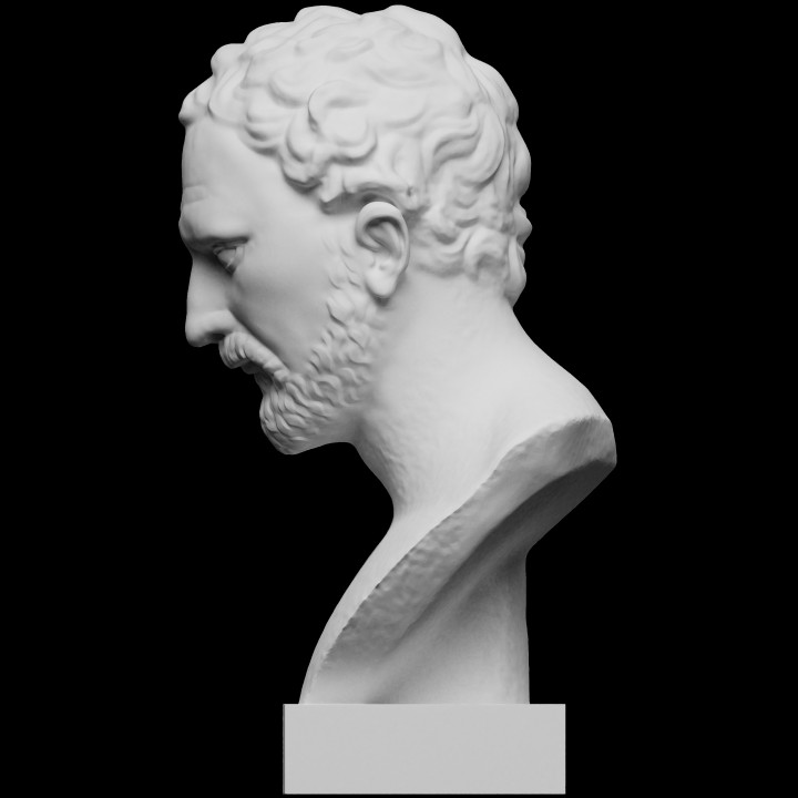 Portrait of Demosthenes, Athenian Statesman image