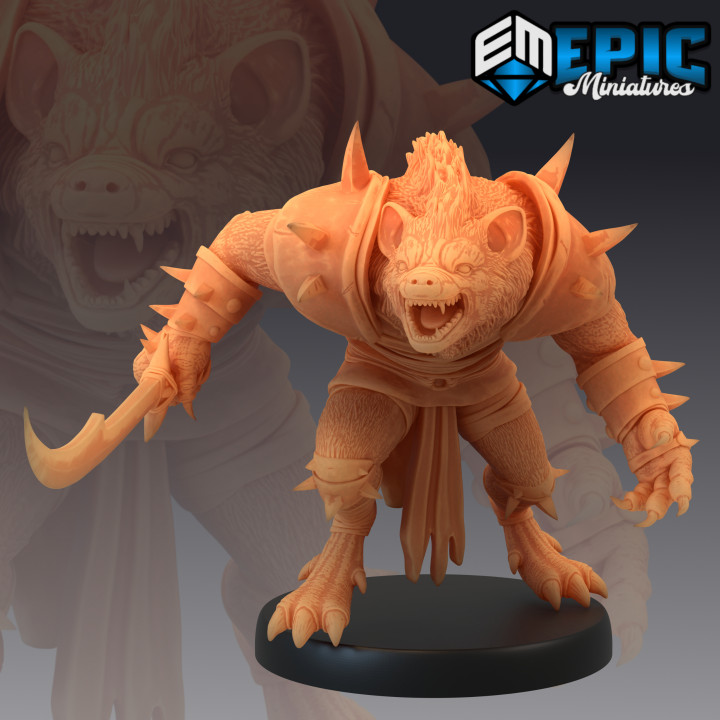 Gnoll Set / Hyena Hybrid / Classic Monster Collection image