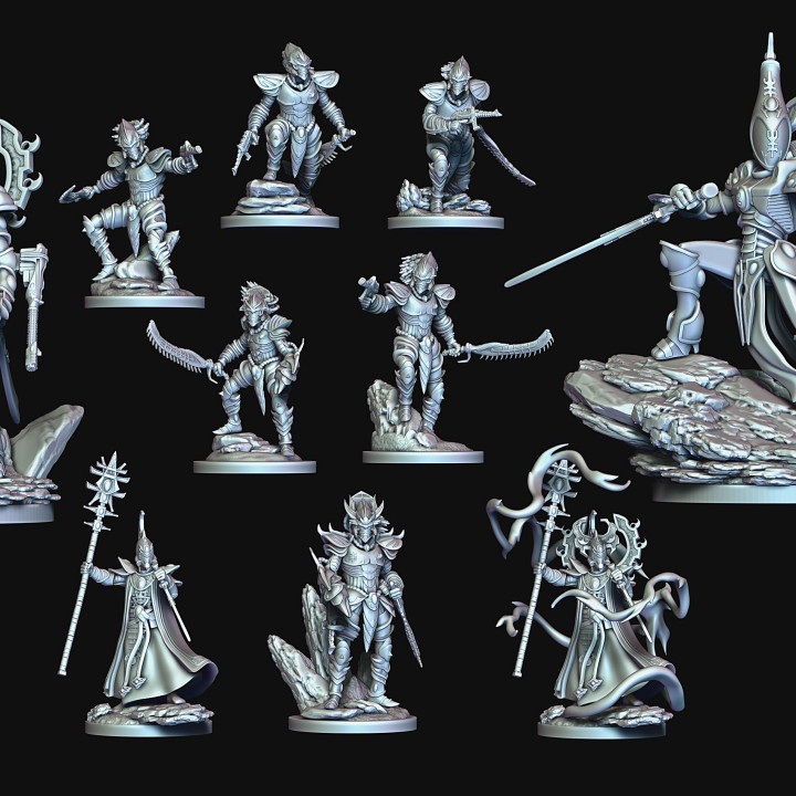 PRESUPPORTED RT MINIATURES NOVEMBER SCIFI PACK image