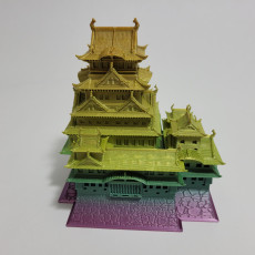 Picture of print of Himeji Castle - Japan