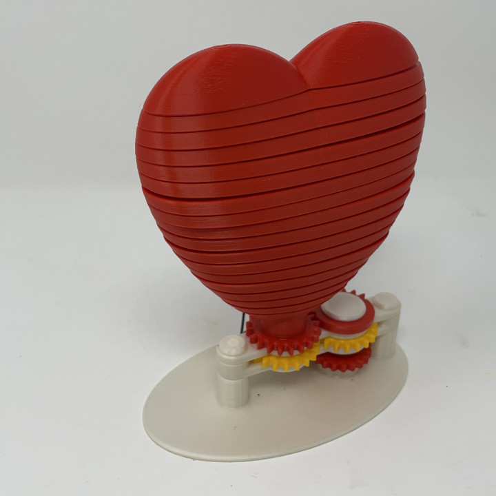 A 3D Printed Animated Valentine Heart for My Valentine! image