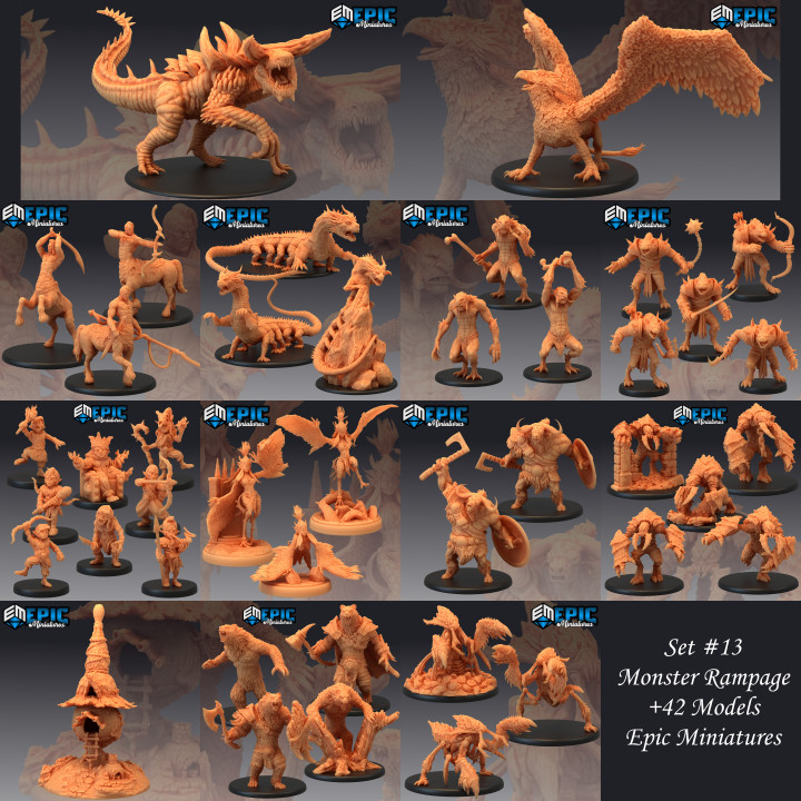 Monster Rampage Set / Classic Encounters Collection / Pre-Supported image